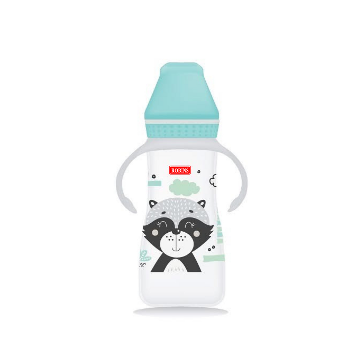 Robins Baby Feeding Bottle with Handles – 125 ml