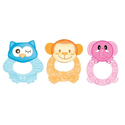 Robins Baby Animal-Shaped Water Teether And Rattle