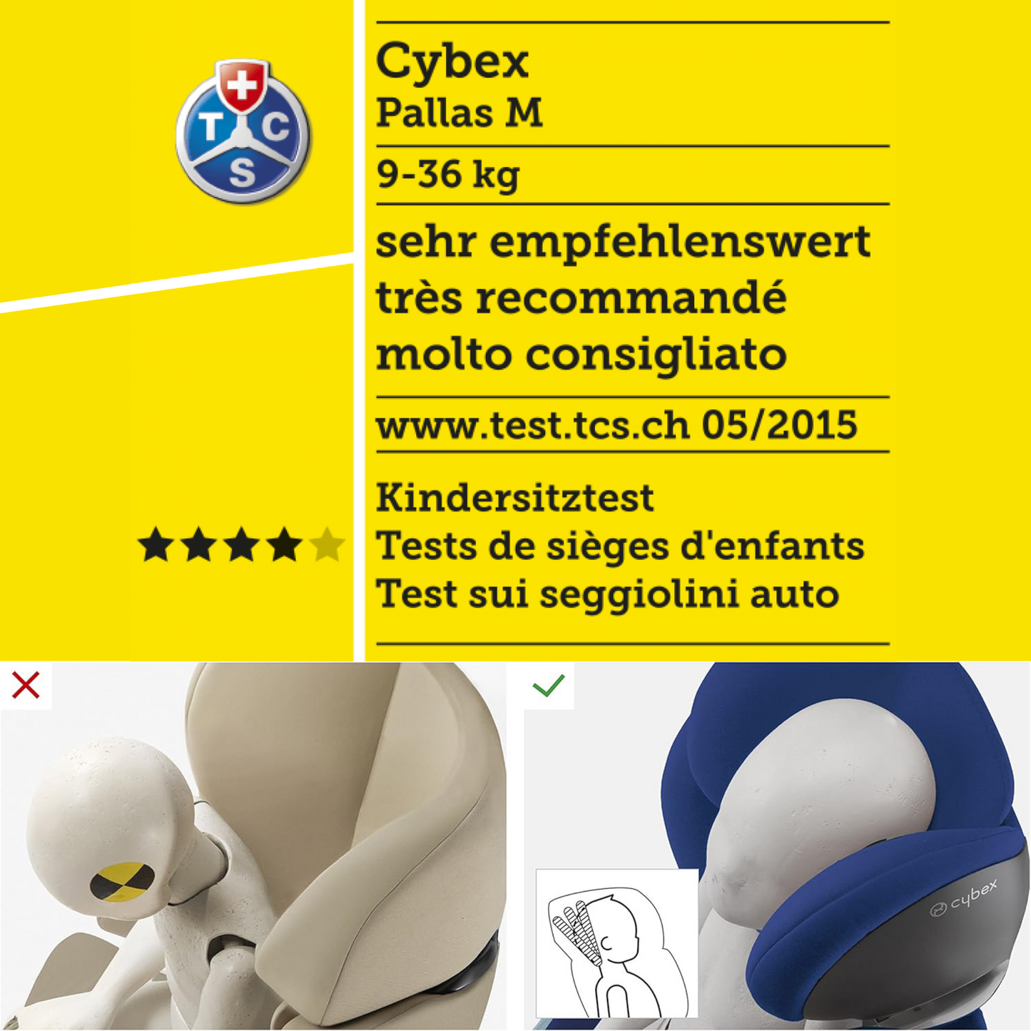 Cybex Pallas M-FIX Car seat