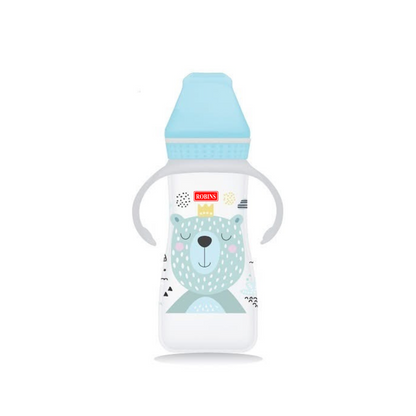 Robins Baby Feeding Bottle with Handles – 250 ml